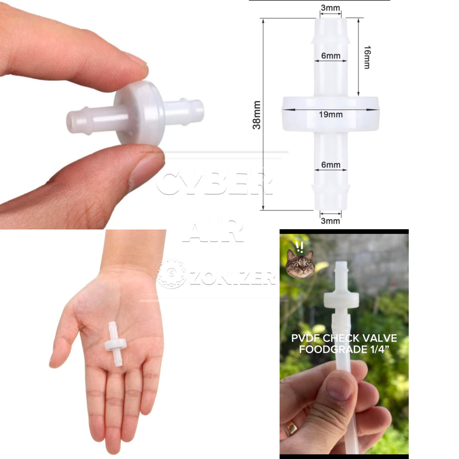 PVDF checkvalve - รูปสำรอง